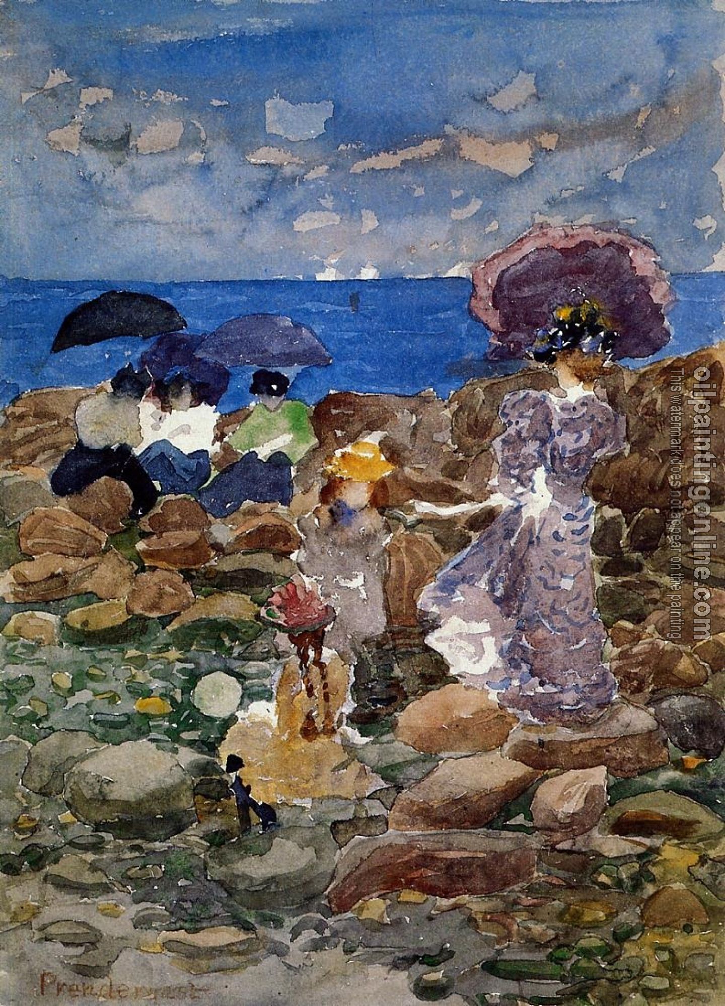 Prendergast, Maurice Brazil - Low Tide